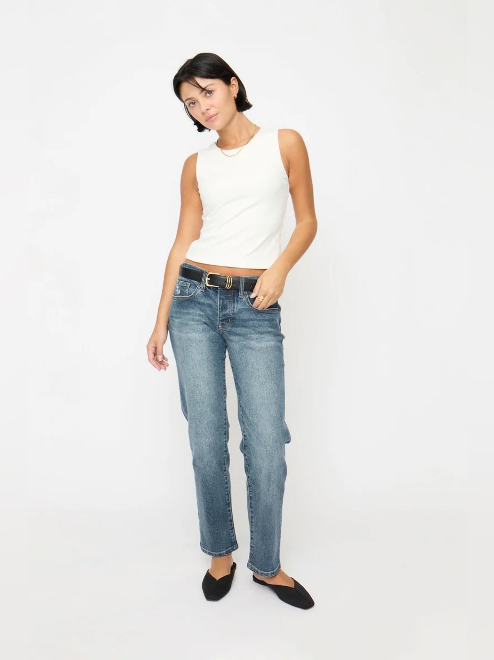 NWT Oliver Logan Chester Slim Straight Jeans Blue 28